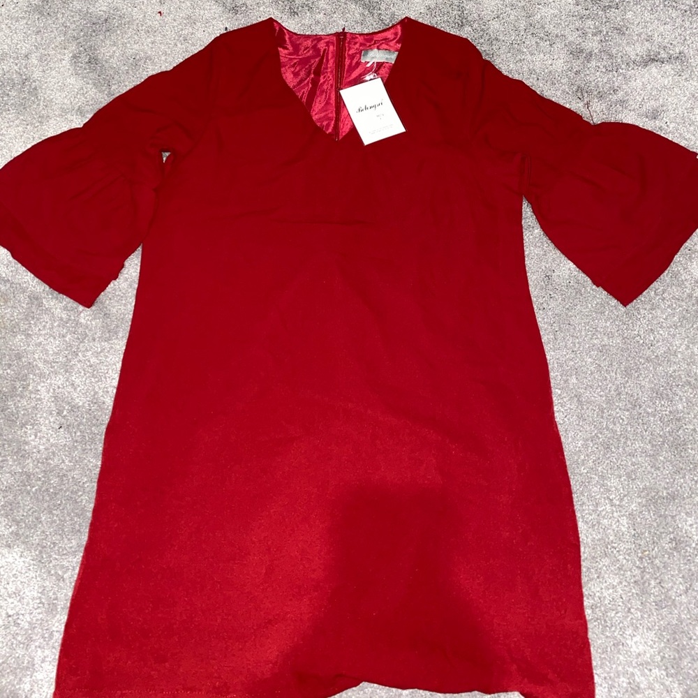 Red wine dress